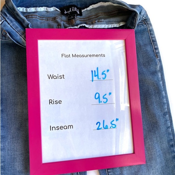 Joseph Ribkoff Denim Slim Ankle Pull-On Jeans Medium Wash Sz 8 - Picture 8 of 8